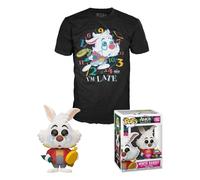 Alice in Wonderland Pop & Tee Flocked White Rabbit (Large) Funko Pop! Vinyl