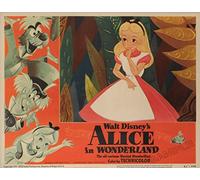 Alice In Wonderland Poster Disney 1951 Vintage Photo Wall Art Picture A4