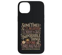 Alice in Wonderland Quote "Impossible" Case for iPhone 14 Plus