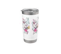 Alice in Wonderland Rabbit Easter Parade Humor Stainless Steel Insulated Tumbler