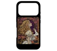 Alice in Wonderland Rabbit Fantasy Novel Art Nouveau Case for iPhone 17 Pro