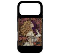 Alice in Wonderland Rabbit Fantasy Novel Art Nouveau Case for iPhone 17 Pro Max