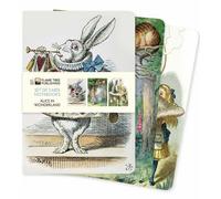 Alice in Wonderland Set of 3 Midi Not... By Flame Tree Studio, paperback,New