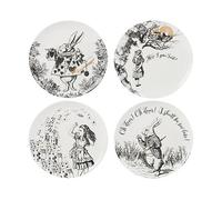 Alice In Wonderland Set of 4 Side Plates