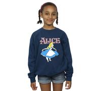Alice In Wonderland Take A Bow Sweatshirt Disney Navy 3-4 Years