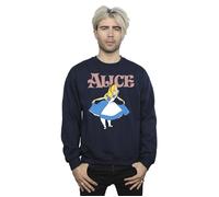 Alice In Wonderland Take A Bow Sweatshirt Disney Navy L