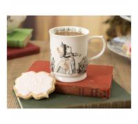 Alice In Wonderland Tankard Mug Fine China Tea Coffee White Cup Gift Boxed