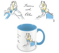 Pyramid International Ceramic Mug – MGC27337 Disney Alice in Wonderland Blue Interior & Handle, 11oz