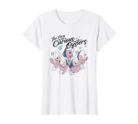 Alice In Wonderland The Curious Oysters T-Shirt, Women, White, Medium