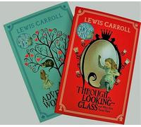 Alice in Wonderland & Through the Looking Glass 2 Book Set by Lewis Carroll Paperback 2015
