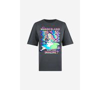 Alice In Wonderland Trip Oversized T-Shirt Disney Charcoal S