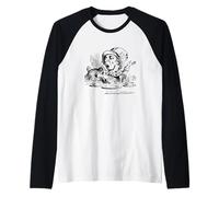 ALICE IN WONDERLAND TSHIRT MAD HATTER SHIRT MAD HATTER TEE Raglan Baseball Tee