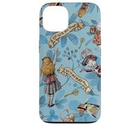 Alice in Wonderland Watercolor Flowers Collage Case for iPhone 13
