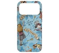Alice in Wonderland Watercolor Flowers Collage Case for iPhone 17 Pro Max