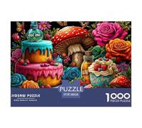 Alice in Wonderland Well Made Cardboard Pieces Excellent for Brain Exercise, Memory Improvement And Mental Relaxation at Home 38x26cm/1000pcs