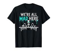 Alice in Wonderland - We're All Mad Here Scary Cat Tea Party T-Shirt