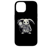 Alice in Wonderland - We're All Mad White Rabbit Mad Hatter Case for iPhone 14