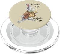 Alice in Wonderland White Rabbit Late The Hurrier I Go PopSockets PopGrip for MagSafe