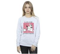 Alice In Wonderland White Rabbit Sweatshirt Disney Grey S