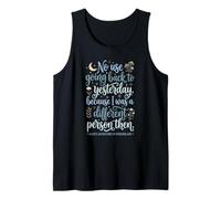 Alice in Wonderland Yesterday Quote Tank Top