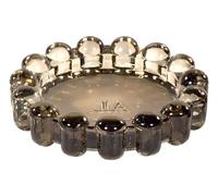 Alice Lane Original Bubble Candle Dish Large - Chic Amber Glass Candle Dish for Home Decor - Decorative Modern Candle Holder for Small Candles & Diffusers