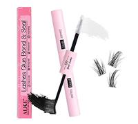 ALICE Lash Bond and Seal, Cluster Lashes Glue for DIY Eyelash Extensions, Super Strong Hold No-Latex Waterproof Adhesive Eyelash Extension Glue (10ml)