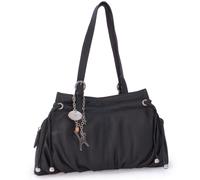 Alice Leather Shoulder Bag Catwalk Collection Handbags Black Medium