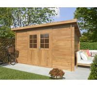 Alice M (3.6x3m | 9.0m2 | 28mm) Pressure Treated Garden Shed with Double Doors