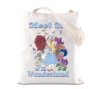 Alice Merch Alice Meet Me In Wonderland Inspire Tote Bag Fairy Tales Fans Gift Fairy Tales Handbag Alice Fan Gift (Meet Wonderland UK)