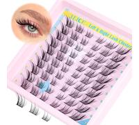 ALICE Natural Lash Clusters DIY Lash Extensions Eyelash Extensions Wispy 3D Cat Eye Eyelash Clusters Left & Right C Curl Individual Lashes