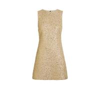 Alice + Olivia Cade Metallic-weave Tweed Mini Dress - Gold - 6 (UK10 / S)