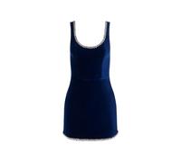 alice + olivia Charlotte crystal-embellished mini dress - Blue 0-2-6-8-10