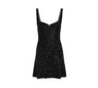 Alice + Olivia Eve Embellished Stretch-mesh Mini Dress - Black - 10 (UK14 / L)