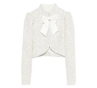 alice + olivia Ilaria embellished jacket - White XL