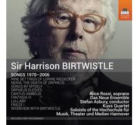 Alice Ross – Birtwistle: Songs 1970–2006 – CD – US Import