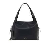 Armani Exchange Alice M | leather Hobo bag | black