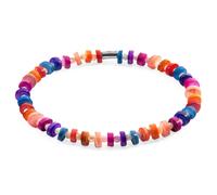 Alice Silver and Freshwater Shell SKINNY Bracelet ANCHOR & CREW Multi 23cm