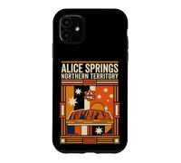 Alice Springs Australia Flag Uluru Desert Vintage Art Case for iPhone 11