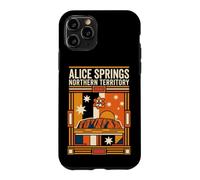 Alice Springs Australia Flag Uluru Desert Vintage Art Case for iPhone 11 Pro