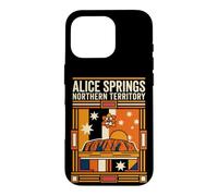 Alice Springs Australia Flag Uluru Desert Vintage Art Case for iPhone 16 Pro