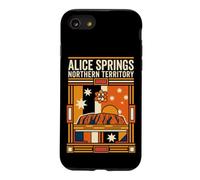 Alice Springs Australia Flag Uluru Desert Vintage Art Case for iPhone SE (2020) / 7/8