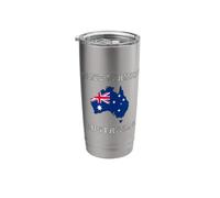 Alice Springs Australia Vintage Australia Flag Map Design Stainless Steel Insulated Tumbler