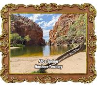 Alice Springs Northern Territory Australia Fridge Magnets Tourism Souvenir Refrigerator Decoration Magnet