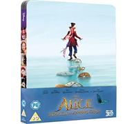 Alice Through The Looking Glass 2016 3D Includes 2D Version - UK Exclusive Limited Edition Steelbook Blu-ray Region free