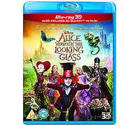 Alice Through The Looking Glass 3D+2D Blu-Ray [2016]
