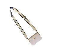 Alice Wheeler Bee Camera Plimlico Crossbody Bag with striped strap (Grey)
