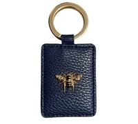 Alice Wheeler Bee Keyring Vegan Leather (Navy Blue)