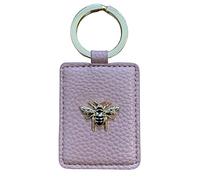 Alice Wheeler Bee Keyring Vegan Leather (Pink)