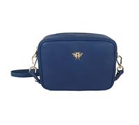 Alice Wheeler Bee Shoulder Bag, Navy Blue, Camera Style, Navy blue, Camera Style