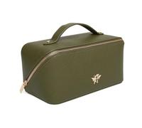 Alice Wheeler Bee Train Case Beauty Concertina Fold Out Organiser (Olive)